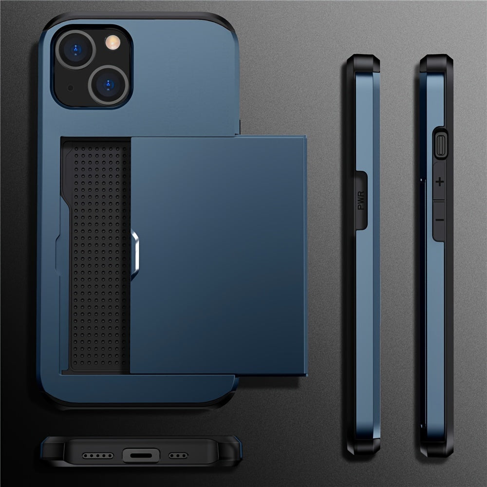 Shockproof Hard Phone Case with Card Slot