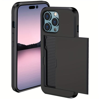 Shockproof Hard Phone Case with Card Slot